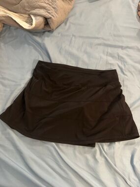 lululemon athletica Black Mini Skort